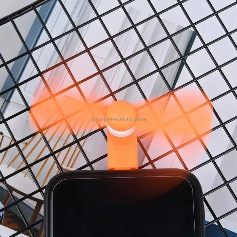 Reis draagbare mobiele telefoon mini-ventilator type-c micro USB C koelkoeler draagbaar