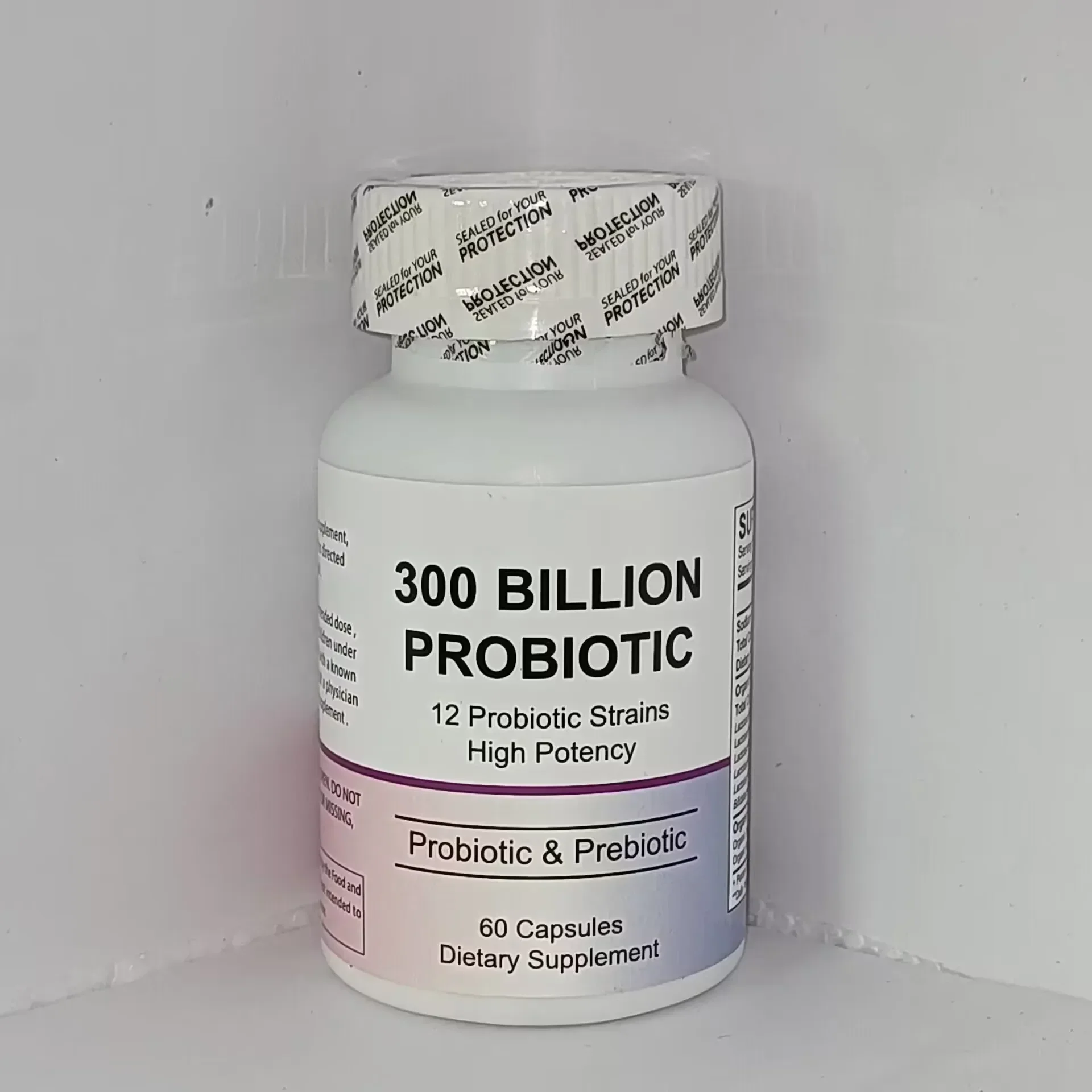 

1 bottle 60 pills of probiotic capsules promote digestion improve energy levels