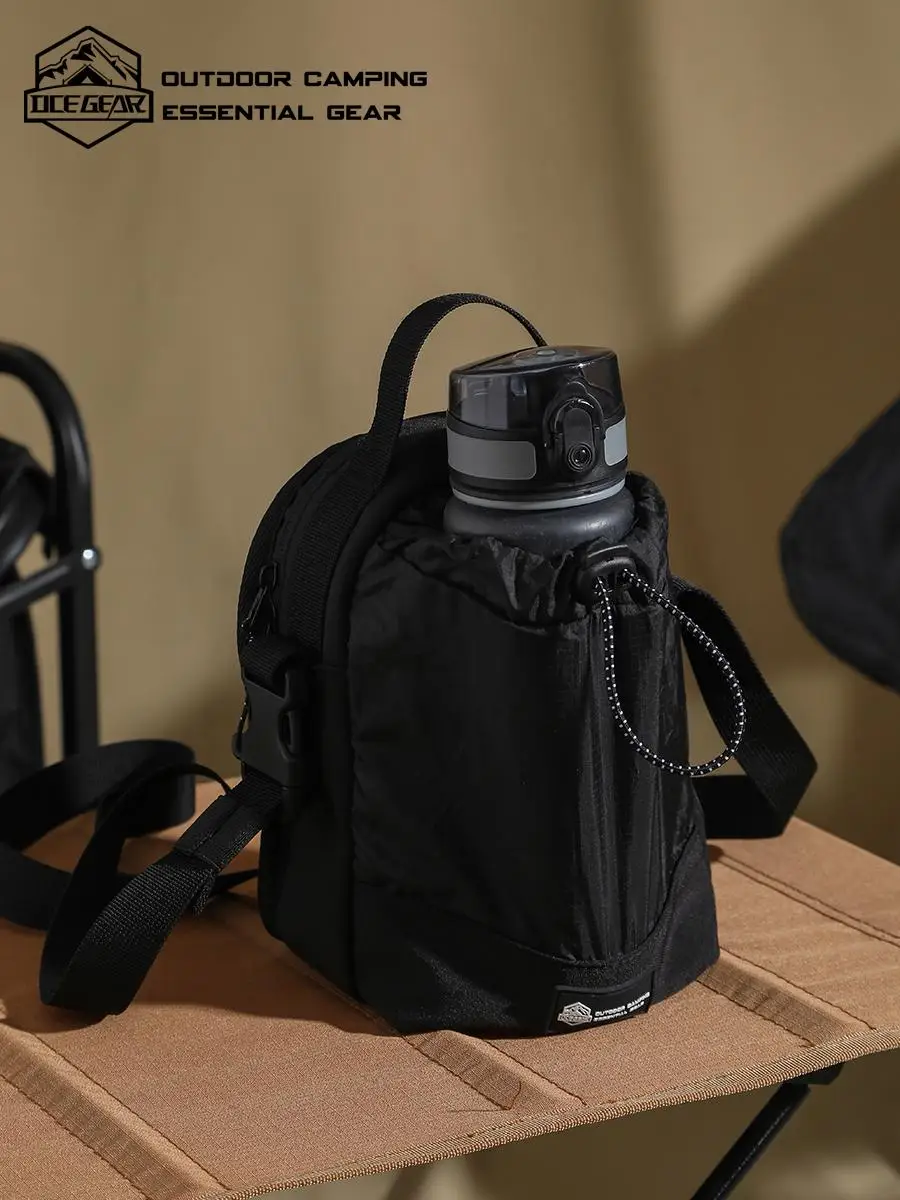 OCEGEAR Stylish Lightweight Multifunctional Crossbody Water Bottle Bag - Fashionable Portable Bag With Strap For Women/Man