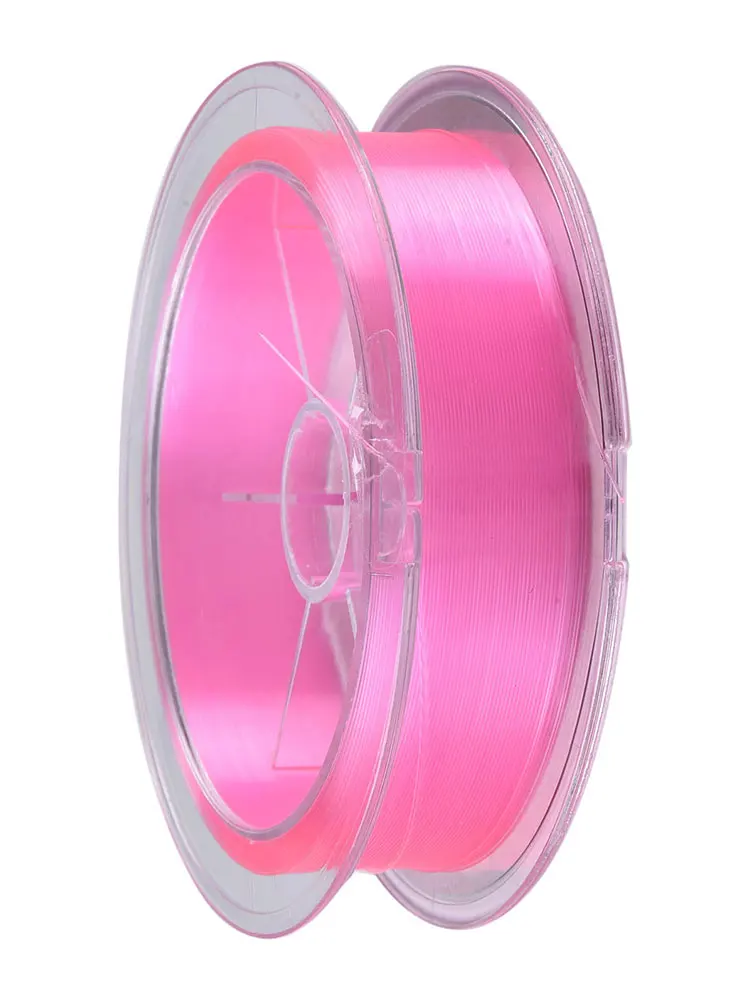 1roll Fishing Line 100M Fluorocarbon Fishings Lures Lines 4.13-34.32LB Carbon Fibers Leader Soft Line 50g Fishing Accessories