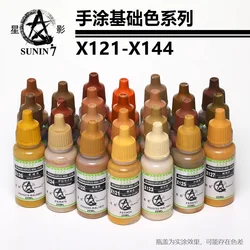 Paint Pigment Hand Coating Pen Coating Basic Color Model Coloring Aqueous Nature Handmade Cay Toys DIY X121-x144