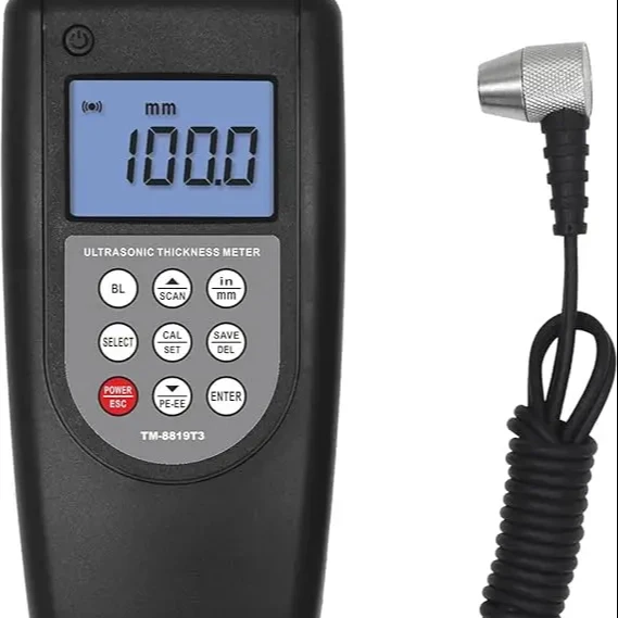 LANDTEK Mul-ti Mode Ultrasonic Thickness Gauge Pulse-Echo Mode 1.0-300mm (in Steel) Echo-Echo mode 3-30mm TM8819-T3