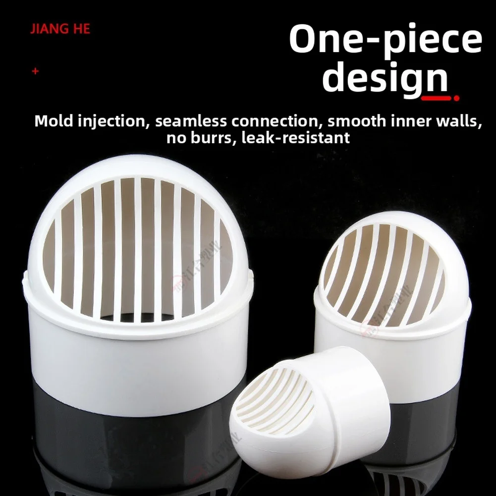 Easy Installation for exhaust Outlet Indoor Installation 10.3*10.3*11.6cm for exhaust Outlet Long-lasting Performance For Pipe