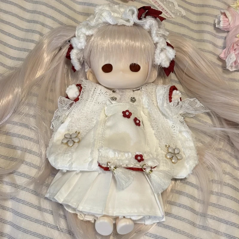 Come4free 디저트 시리즈 온리 옷 12 포인트 Ob11 인형 옷 Bjd 스커트 인형 옷 장식 장난감 소녀를위한 생일 선물