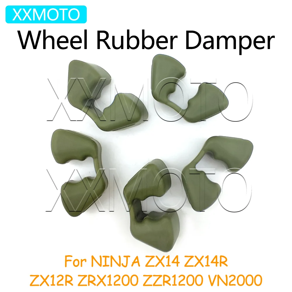 

For Kawasaki NINJA ZX14 ZX 14R ZX12R ZRX1200 ZZR1200 VN 2000 Motorcycle Hub Damper Rear Wheel Drum Rubber Sprocket Buffer Damper