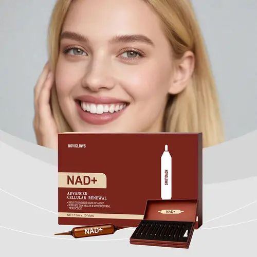 Imagen 2 del producto NAD+ Booster de renovación celular avanzado Soporte para el envejecimiento de la piel Líquido oral Santée soporte juvenil y saludable Producción mitocondránea