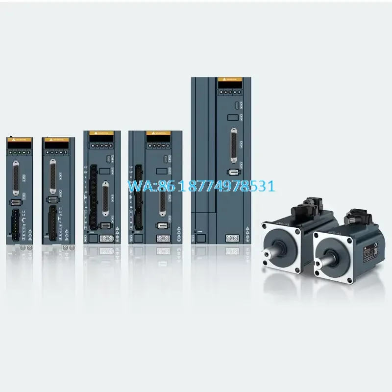 Wmwmnu for Single Phase 220V 380V 1.3KW 17 Bit Absolute Encoder Waterproof AC Servo Motor with Pulse Servo Drive Kit