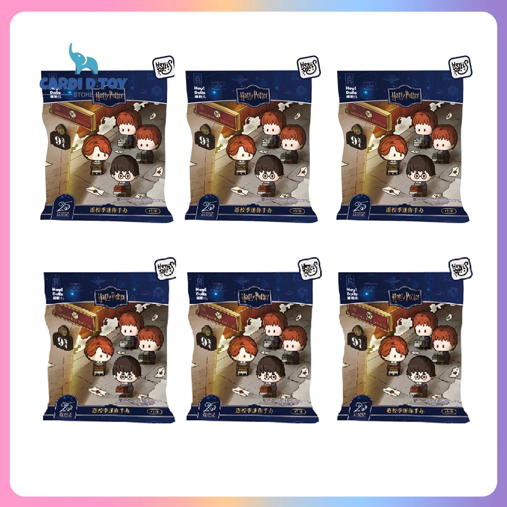 Nueva Caja Misteriosa Original de Harry Potter, Edición 25 Aniversario, Regreso a Clases, Mini Figuras Decorativas de Harry Potter, Regalo