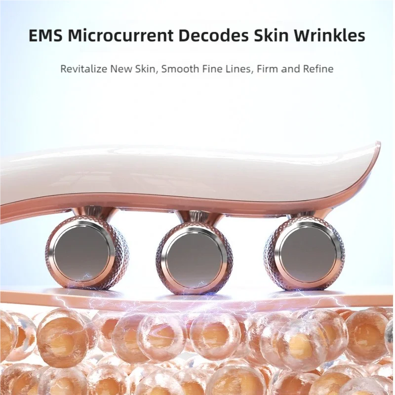 Dispositivo di bellezza del viso Massaggiatore facciale Y Massaggiatore per sollevamento facciale Sollevatore per il mento Dispositivo di bellezza domestico Micro rullo elettrico