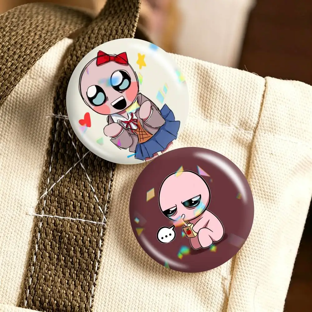 Game T-The Binding of Isaac 25mm 32mm 44mm 58mm 75mm Brooches Badges Pins for Accessories Gift