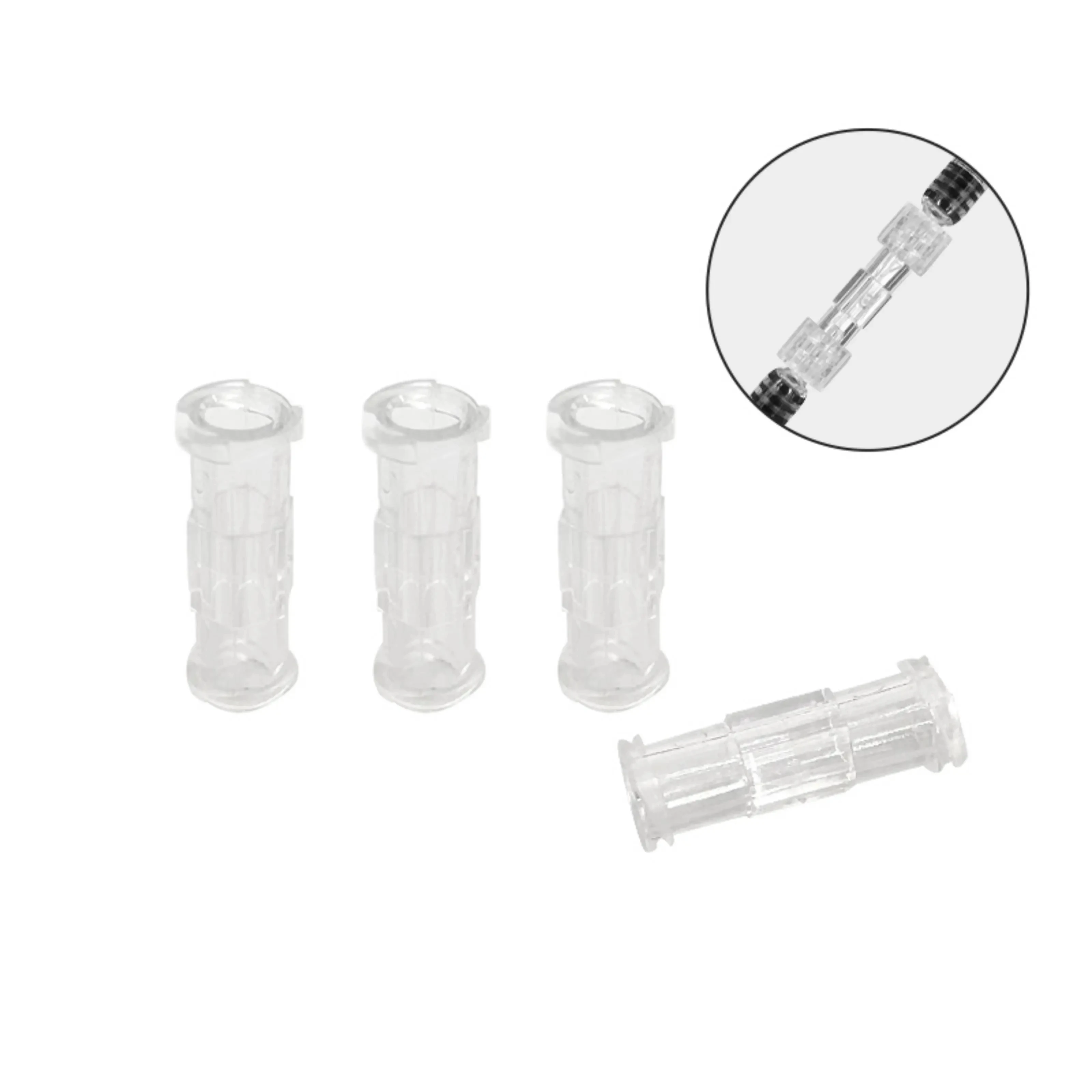 Connecteur de couremplaçant de seringue Luer en plastique de poulet, conception à double hélice, adaptateur de fuite femelle vers No.ale