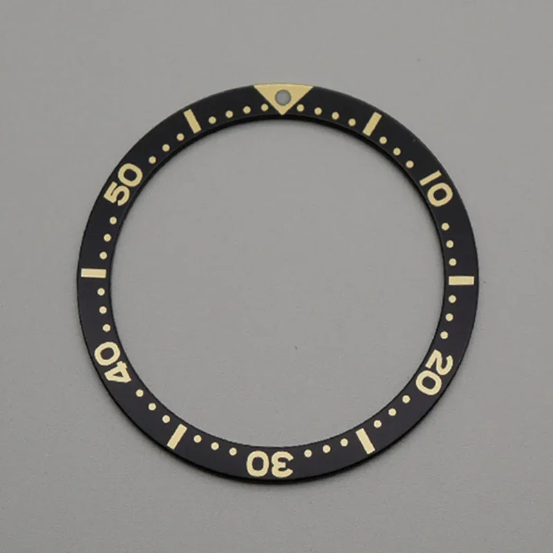 38*31.5mm SKX007 Watch Bezel Insert Fit For Seiko SKX007 SKX009 SKX171 SRPD Watch Case NH35 NH36 Movement Watch Bezel Ring Parts