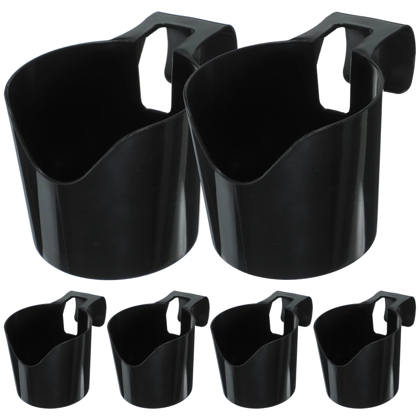 6 قطعة رف الكأس بجانب حمام السباحة حامل المشروبات البلاستيكية المضادة للاهتزاز لا تسرب ملحق حامل الكأس لحمام السباحة رف المشروبات البلاستيكية #2