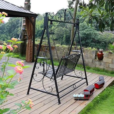 European Hanging Chair Rocking Chair Outdoor Courtyard Double Swing Household Outdoor Leisure Balcony Garden Swing Chair