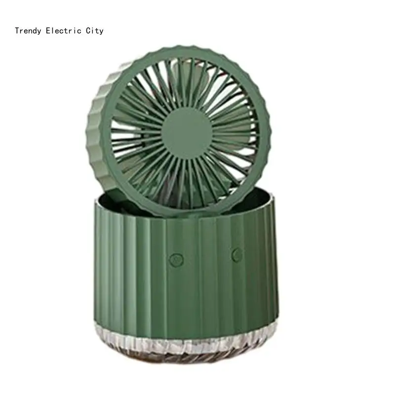 R9CD Ventilatore da campeggio Ventilatore da tavolo pieghevole Perfetto per escursioni all'aperto in ufficio chiuso