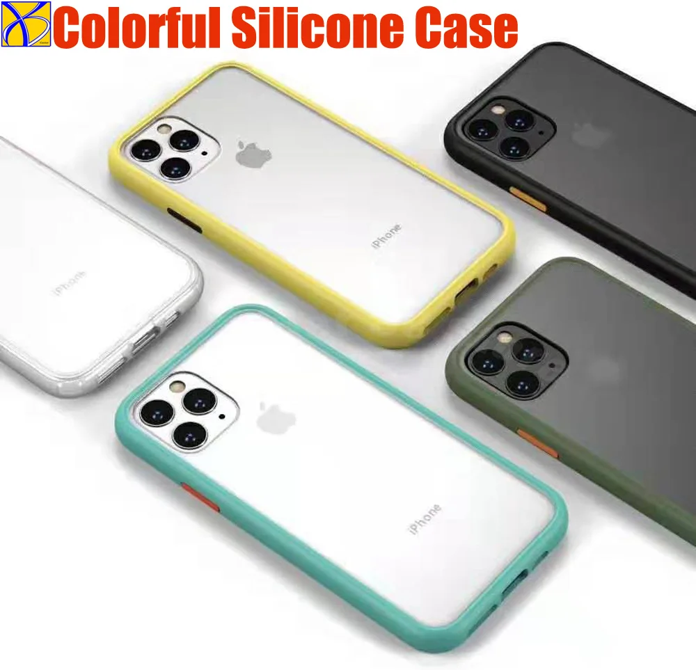 

50pcs DHL Shockproof Armor Case For Apple iPhone X XS Max XR Transparent TPU Case Back Cover For iPhone 7 8 Plus Silicone Case