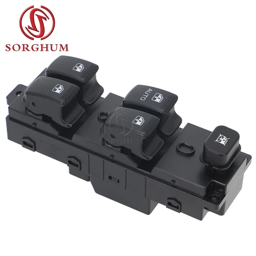 Imagen 2 del producto Botón de interruptor de Control principal de ventanilla eléctrica de coche SORGHUM 93570-07200 para Hyundai H100-4F Porter2 Kia Picanto Morning 04-06
