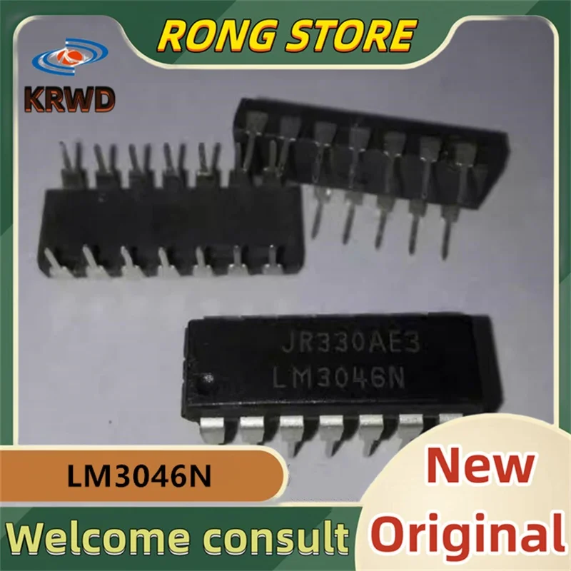 3PCS LM3046N  New original LM3046 DIP-14