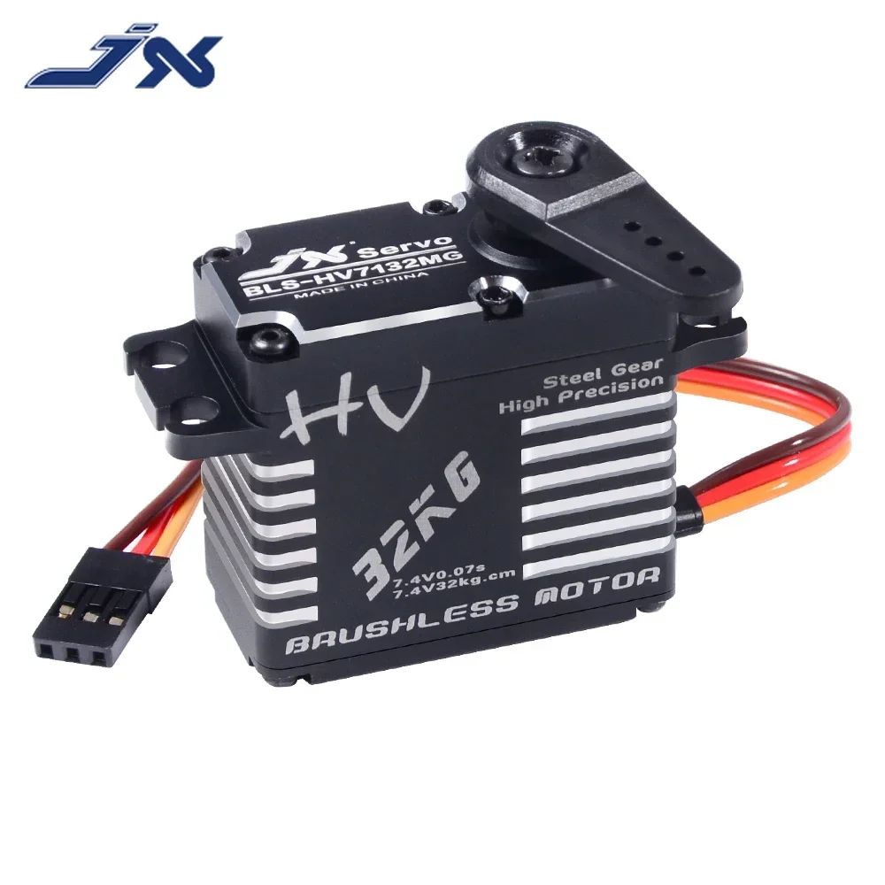 JX BLS-HV7132MG 32KG 7.4V 0.07sec High Speed Precision Steel Gear CNC Digital Brushless For RC Car Robot Airplane Drone