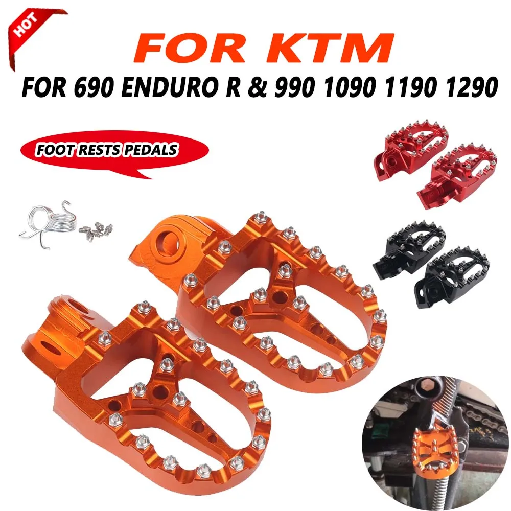 

Foot pegs Foot Rests Pedals For KTM 690 Enduro R 690 SMC R for KTM 950 Adventure 1050 1090 1190 1290 Adventure R S T 2013-2021