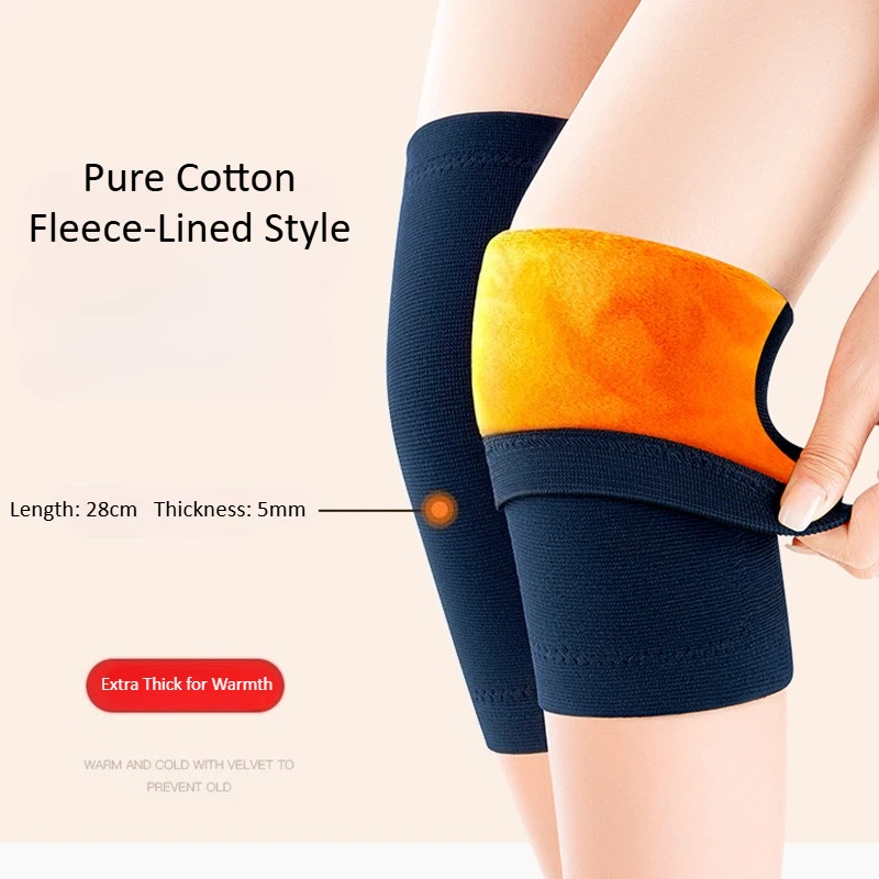 

Зимние теплые наколенники Морозостойкие наколенники Гетры на флисовой подкладке Защита от влаги Ревматические ноги Бег и спорт