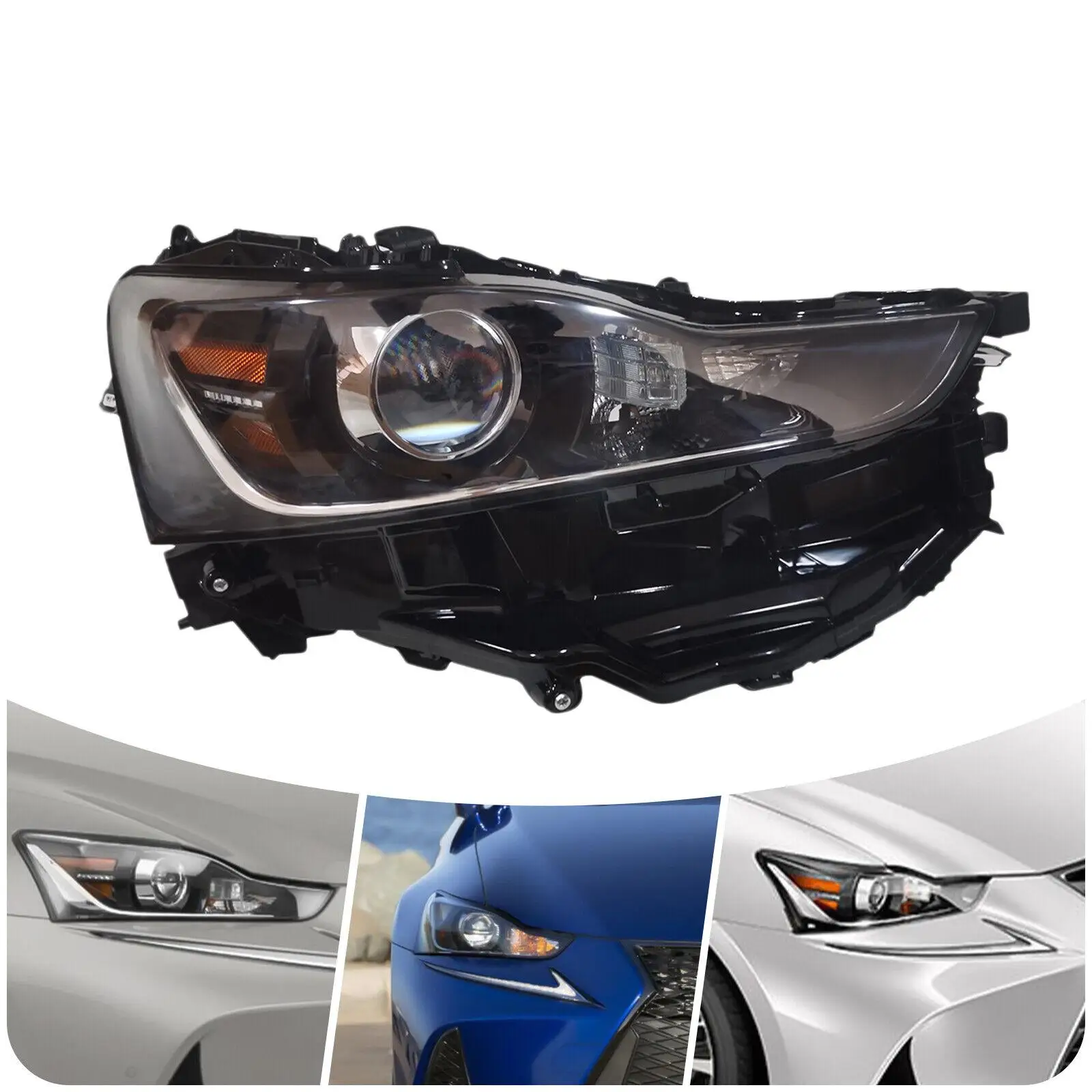 Front LED Headlamp Single Right Passenger Side Headlight RH Fit For Lexus IS300 IS350 2017-2020