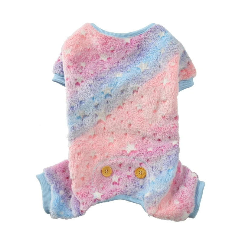 Dog Pajamas Glowing in Dark Thick Pullover Puppy Cloth Dreamy Color Moon Pattern Drop Shipping