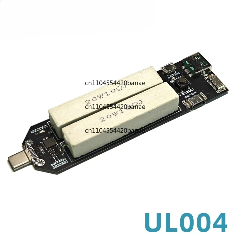 Ripple Line Resistance Measurement USB-C Pure Resistance Load Multifunctional Adapter Board Voltage Current Electronic Load