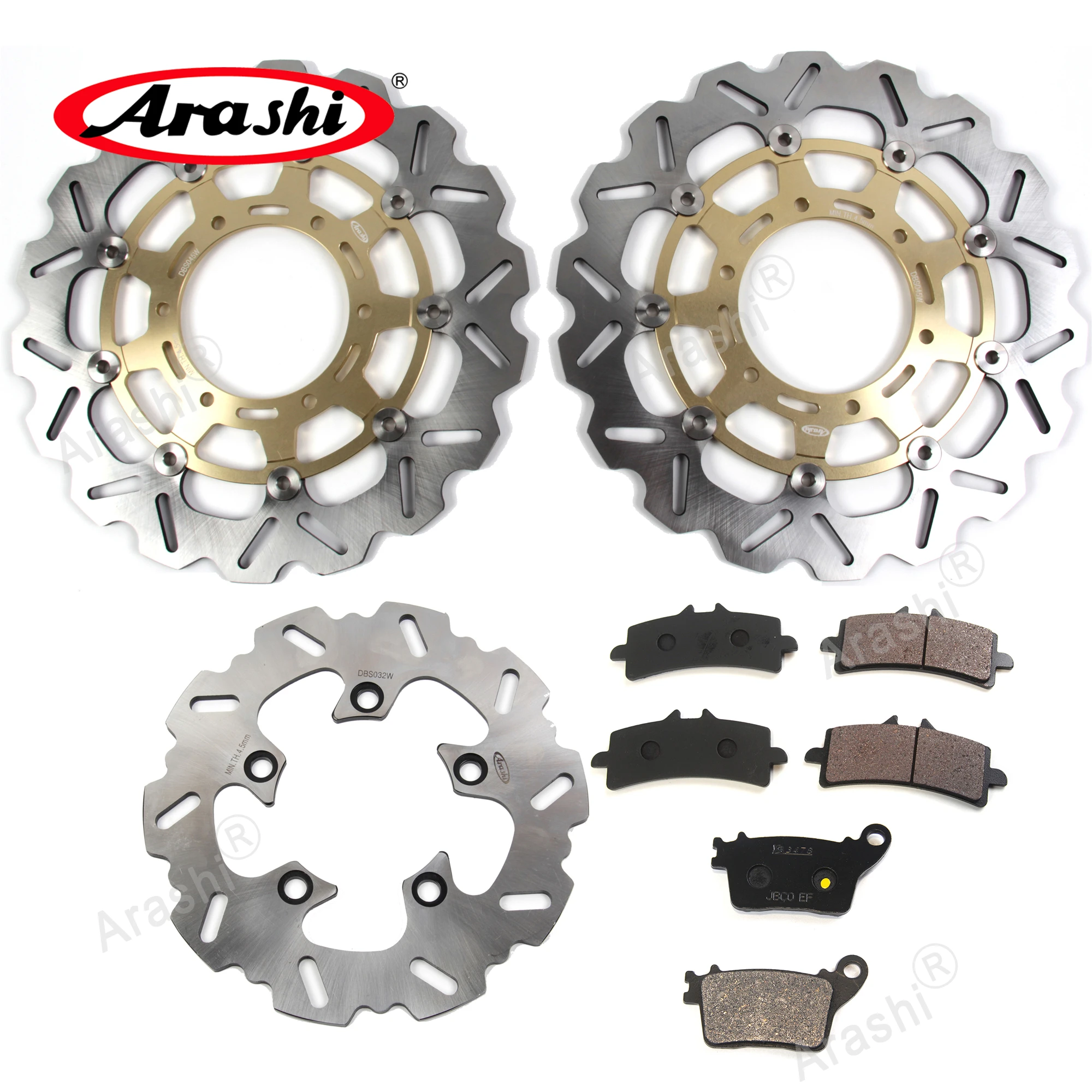 

Arashi For SUZUKI GSXR GSX R 600 2011 - 2015 CNC Full Floating Front Rear Brake Disc Rotor Brake Pads GSXR600 2012 2013 2014