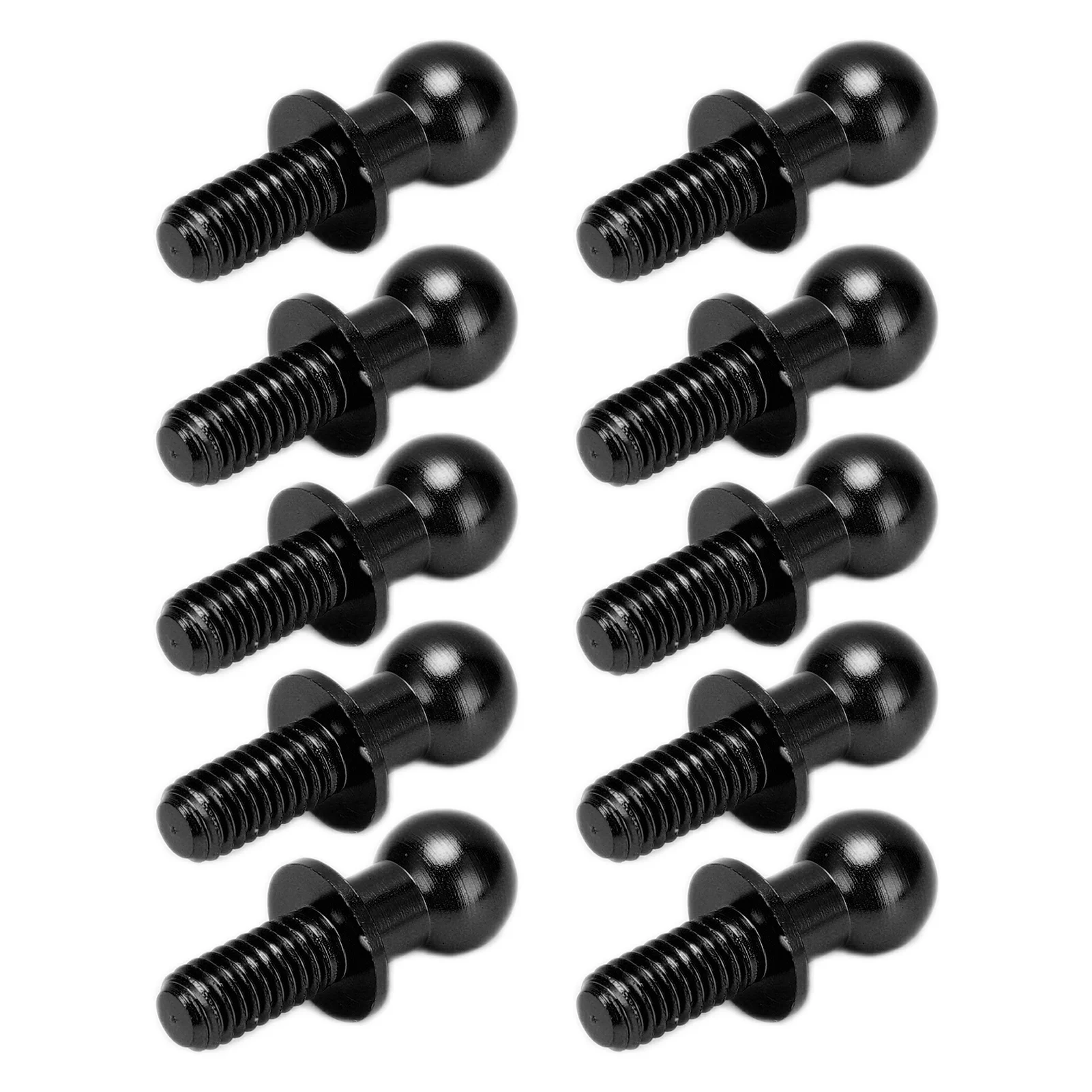 

10pcs Metal Ball Screws, Link Rod Shock Absorbers End Fasteners Fixing Spherical Bolts Replacement Compatible