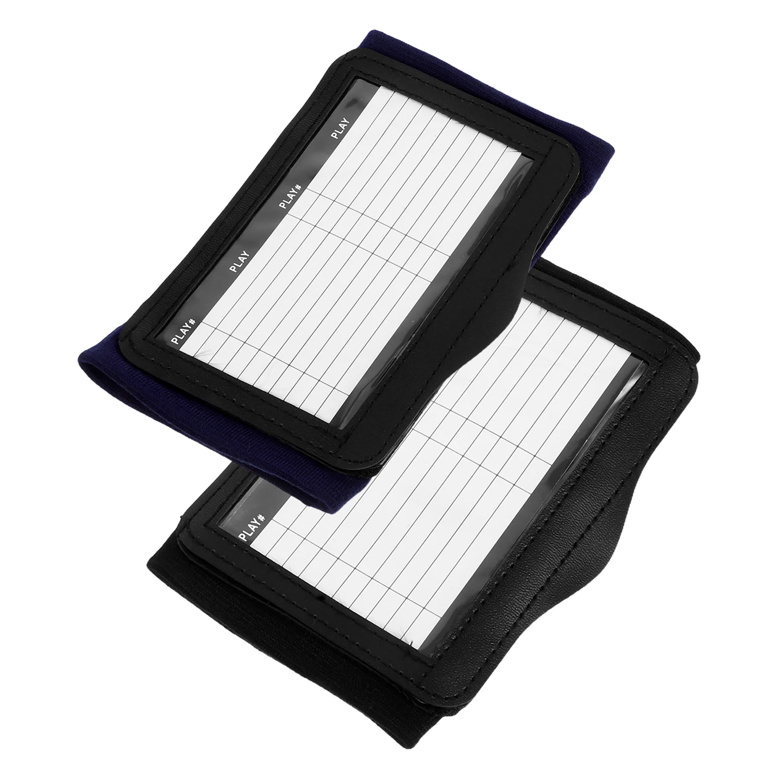 

2Pcs Tactical Wristband Versatile Sports Wristband for Football Baseball Softball Training Equipment Playbook Holder