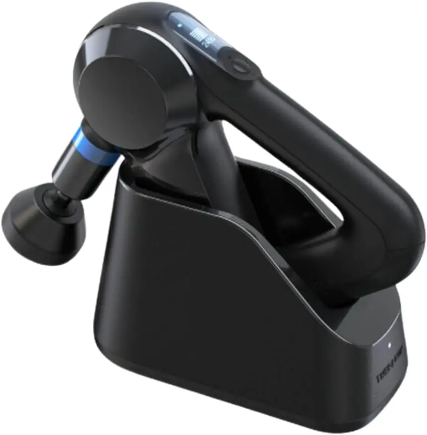 Elite Ultra-Quiet Handheld Deep Tissue Massage Gun - Bluetooth Enabled Percussion & Personal Massager for Pain Relief in Neck,