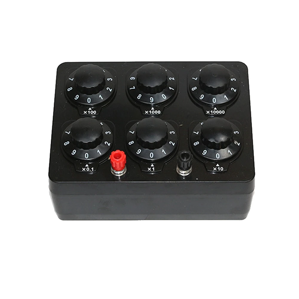 Hot sale 0-99999.9 Ohm Simple Resistance Box Precision Variable Decade Resistor Teaching Instrument Teaching Resistance Box