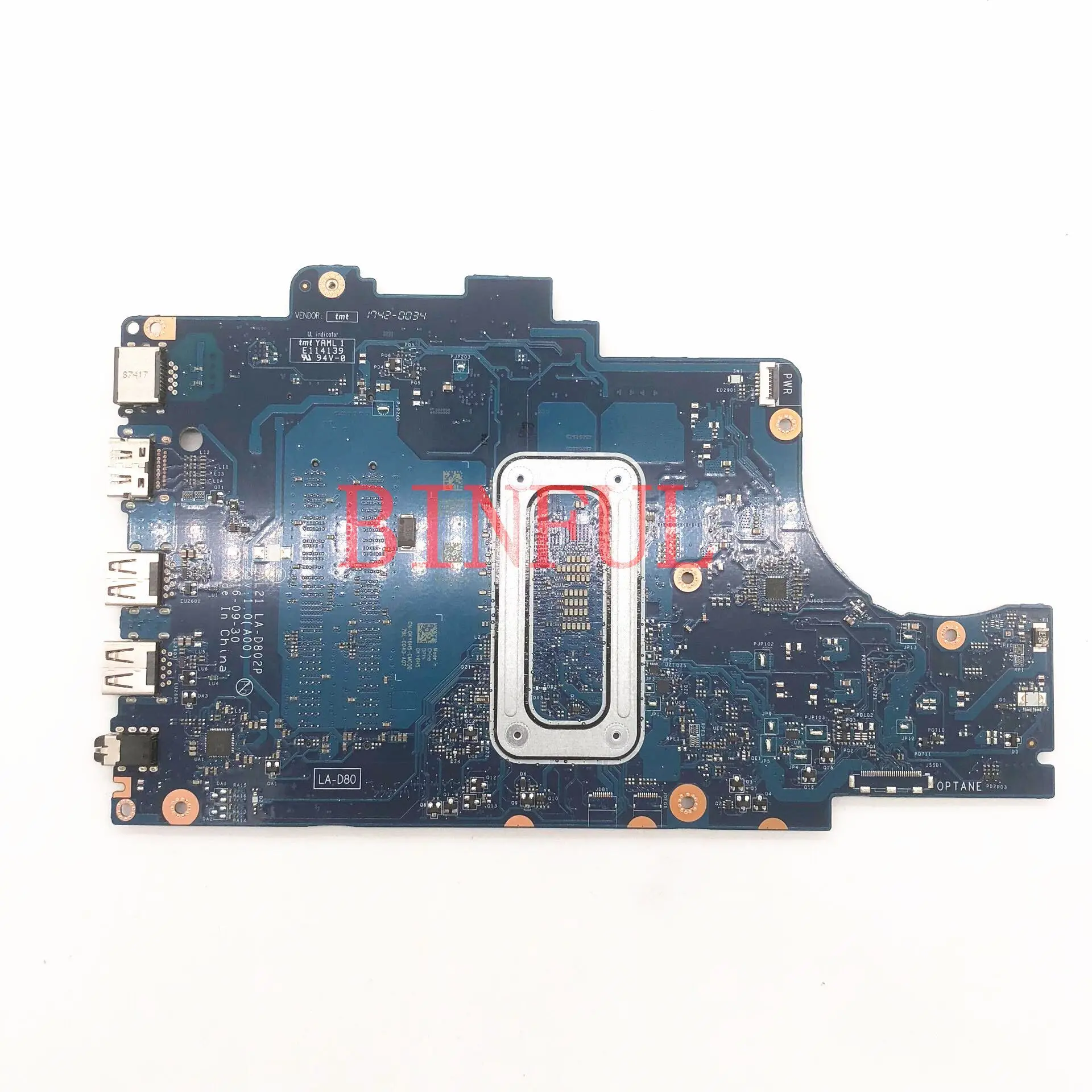 CN-0KY6H5 0KY6H5 KY6H5 Mainboard For Inspiron 15 5567 5767 Laptop Motherboard BAL21 LA-D802P With SR348 4415U CPU 100% Tested OK