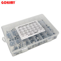1uF~1000uF 6.3V-50V 400PCS 24Value SMD Aluminum Electrolytic Capacitors Assortment Kit + Box