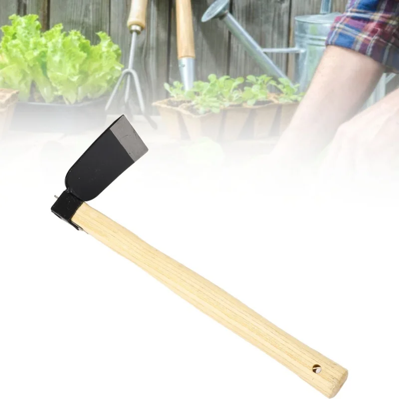 

Ручная коса с эргономичной деревянной ручкой из углеродистой стали, легкая, для прополки в саду и дома