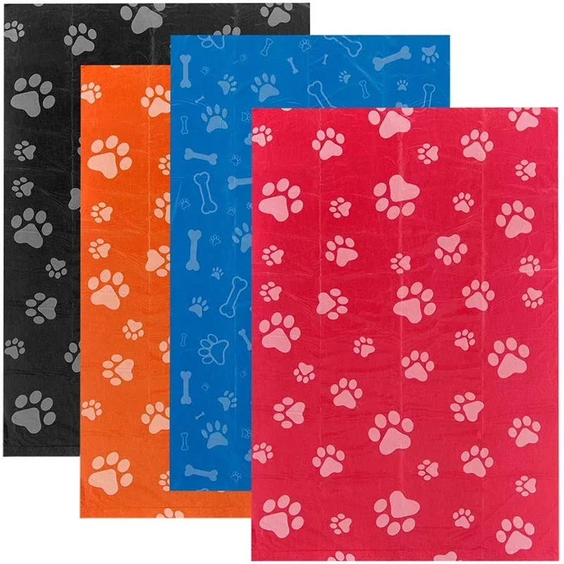 120 rouleaux sac à merde pour chien sac de nettoyage extérieur sac à merde propre en plein air fournitures pour animaux de compagnie pour chien 15 sacs/rouleau recharge sac poubelle fournitures pour animaux de compagnie