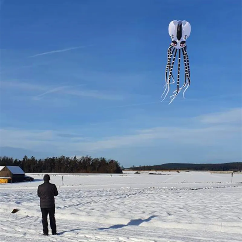 20m grote octopus kite kinderen outdoor speelgoed deportes-y-ocio carretel de pipa vliegende kite cometas voladoras draak pipa voadora fun