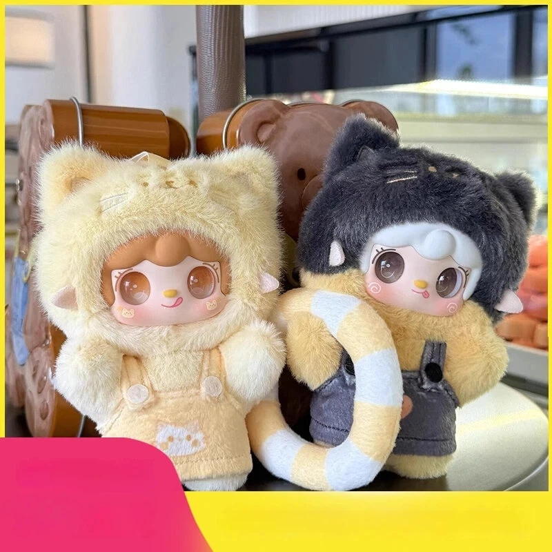 Caja Sorpresa de Peluches Yooki, Muñeco de Peluche Suave con Diseño de Gato Miau Fiesta de Verano, Colgante para Bolso, Lindo Traje de Baño con Anillo Flotante, Regalo de Cumpleaños para Mujeres