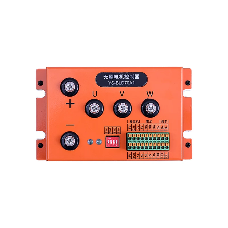 Industrial-Grade 24V/48V 1000W 1500W Brushless DC Motor Driver Controller for Tracked Vehicle Chassis & Lawn Mower