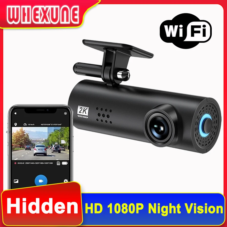 LF9 Mini Dash Cam Camera For Car Wi-Fi Video Recorder FHD Night Vision SONY 307 Full-Wave 170 °Wide-Angle Lens Car DVR Recorder