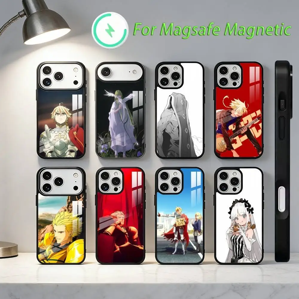 

Fate Strange Fake A-Anime Phone Case For iPhone17,16,15,14,13,12,11,Plus,Pro,Max For Magsafe Wireless Charging