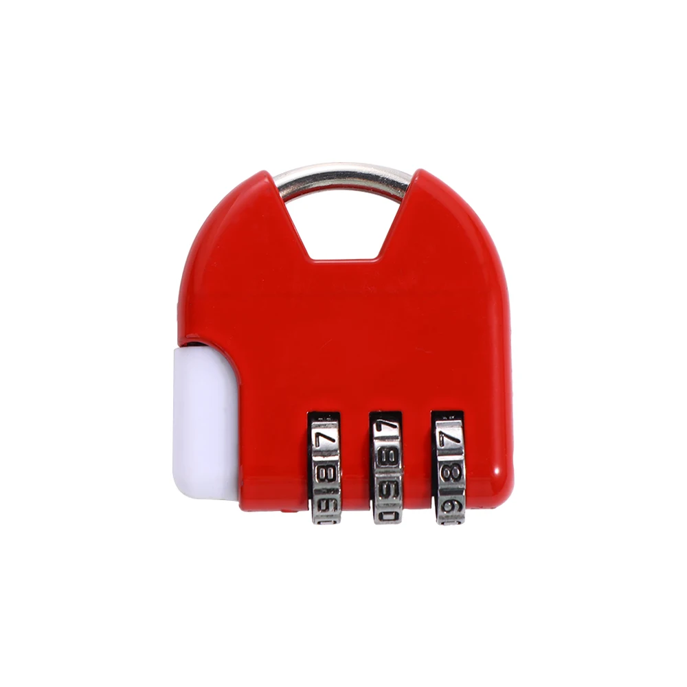 Gym Drawer Lock Suitcase Baggage Love Shape Heart Shape Padlock Luggage Travel Lock Combination Padlock TSA Customs Code Lock