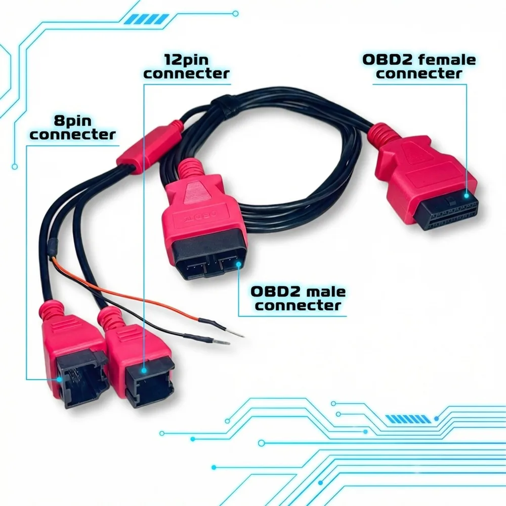 FCA 12+8 Universal Adapter For Chrysler Fiat Secure Gateway Module SGW work with OBDSTAR X300DP PLUS/Autel MaxiSys/IM608/X431 V
