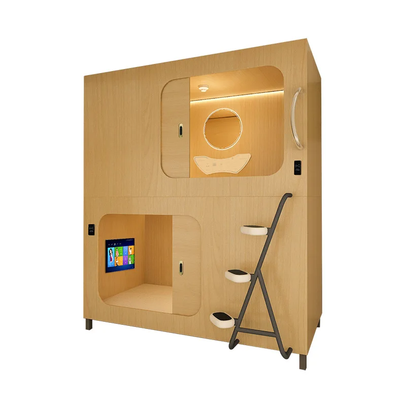 

Student Dormitory Staff Apartment Solid Wood Capsule Warehouse Adult Multifunctional High and Low Upper and Lower Bunk Beds