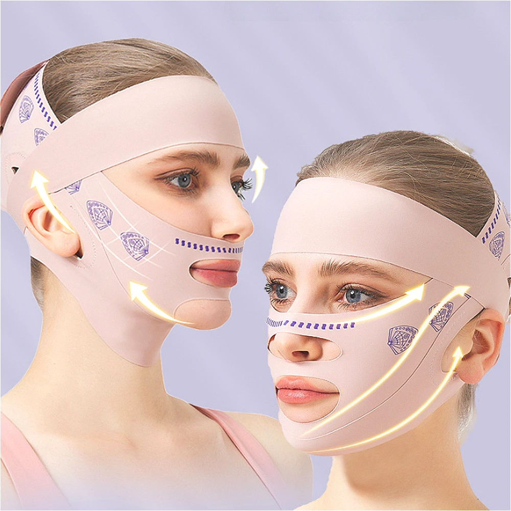 Gezicht Afslanken Bandage Vrouwen Gezicht Lifting V Lijn Shaper Kin Wang Lift Up Riem Anti Rimpel Band Facial Schoonheid Huidverzorging Gereedschap