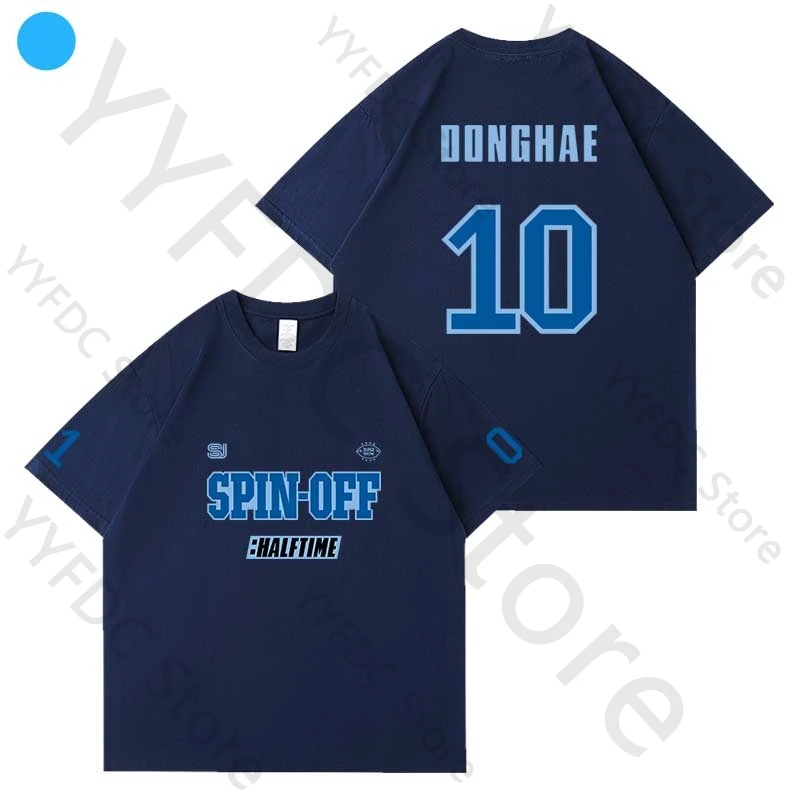 Super Junior Same T Shirt 2024 SUPER SHOW SPIN-OFF : Halftime Tops Tee Kpop Choi Siwon Eun Hyuk Summer Cotton Round Neck T-shirt