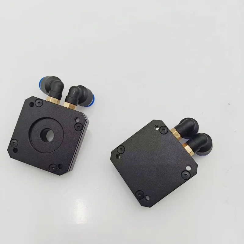 Funssor 1Set NEMA17 Stappenmotor Dual Endcap Waterkoeling Door DerrickDarrell NEMA17 Motor Vloeistofkoeler