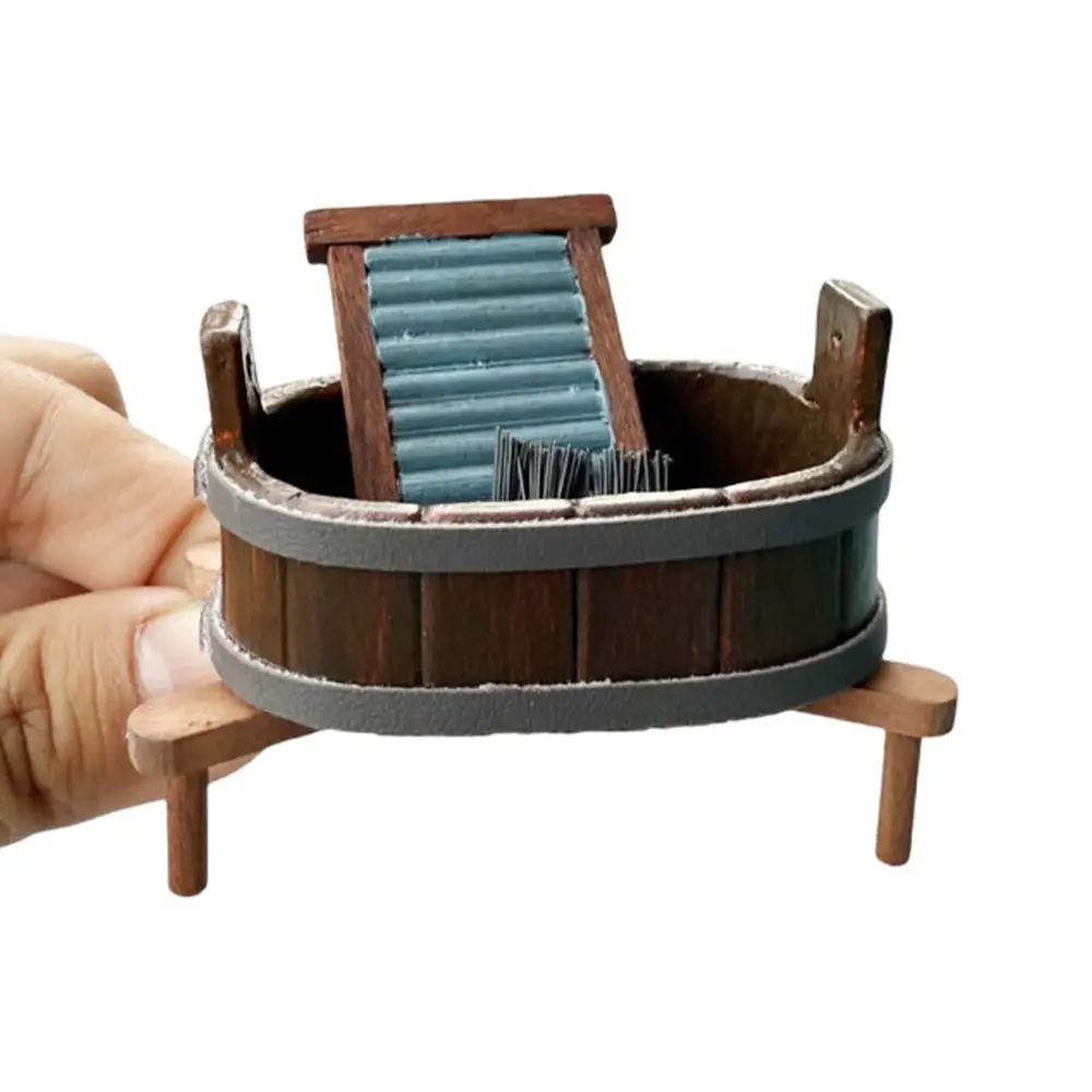 Maßstab 1:12 Puppenhaus Szene Modell Harz Micro Landschaft Grden Szene machen Zubehör Spielhaus Haus Möbel Modell