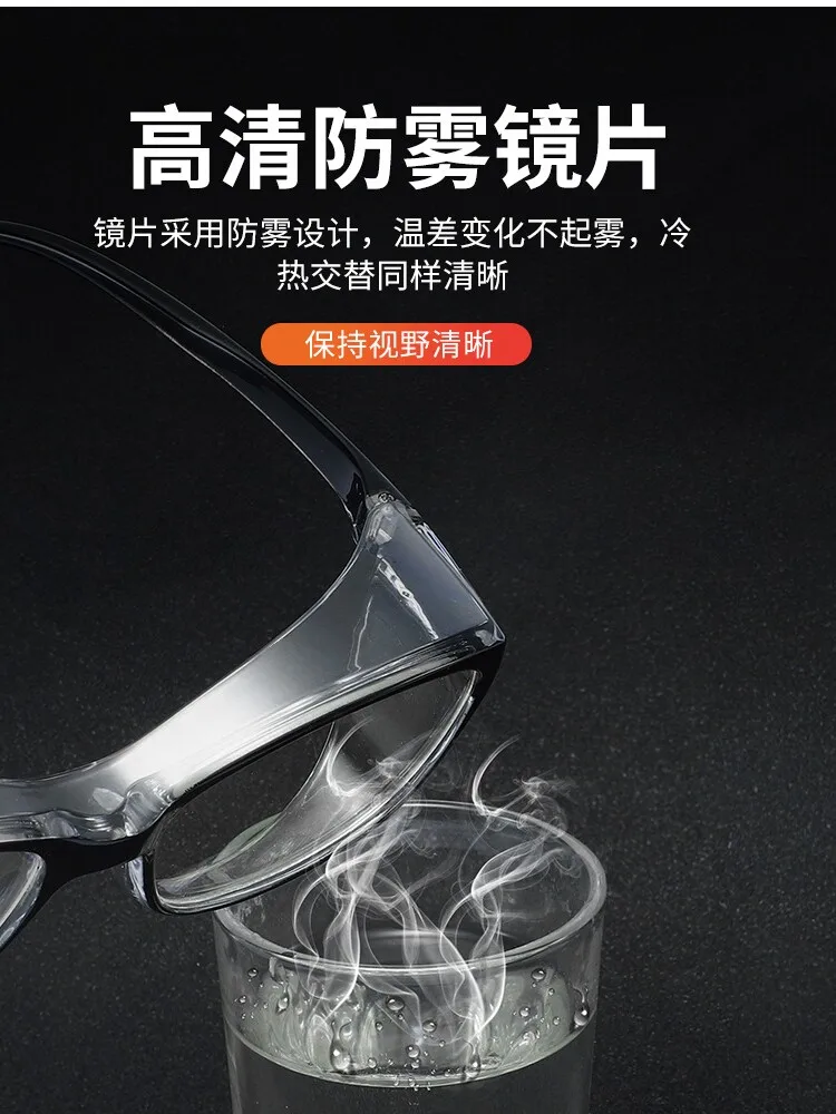 Anti-pollen, anti-allergic discoloration glasses, windproof, dustproof, gray-proof, droplet-proof